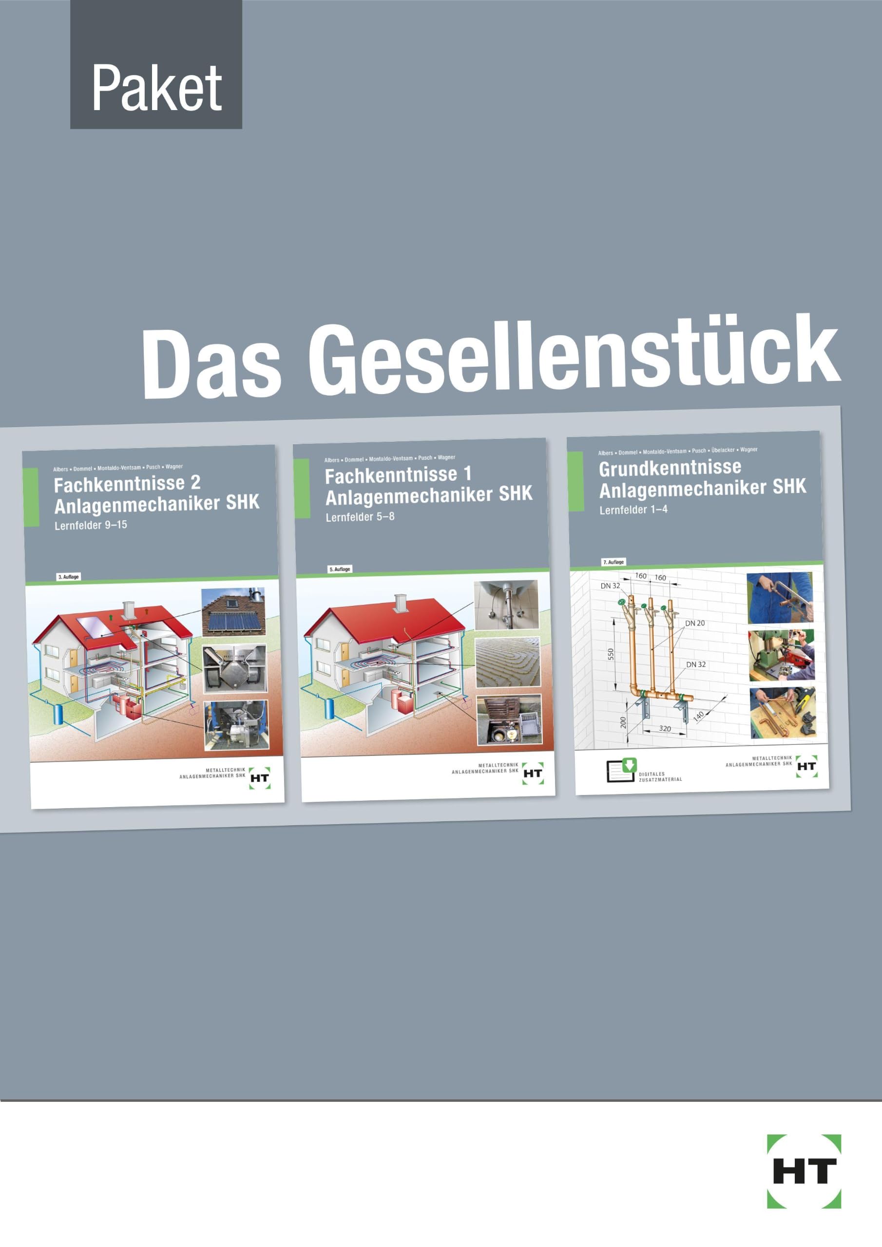 Paketangebot Das Gesellenstück: Anlagenmechaniker SHK Lernfelder 1-15