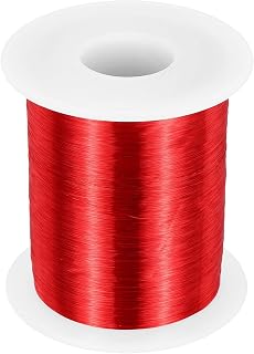 MECCANIXITY 42 AWG Magnet Wire, 42 Gauge Enameled Copper Wire, 8 oz Magnetic Coil Wire for Transformer, Motor, Electric, 155C(311F)
