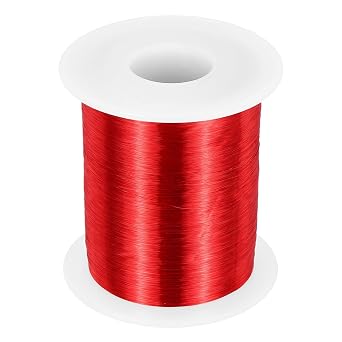 MECCANIXITY 42 AWG Magnet Wire, 42 Gauge Enameled Copper Wire, 8 oz Magnetic Coil Wire for Transformer, Motor, Electric, 155C311F