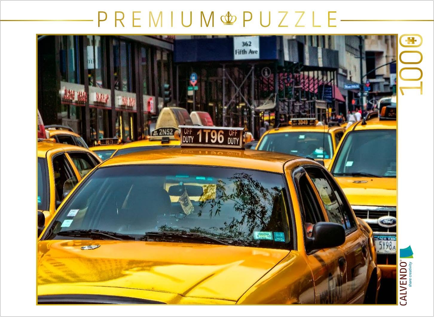 CALVENDO Puzzle New York - Seulement dans Un Taxi 1000 Pieces 64 x 48 cm from Peter Roder