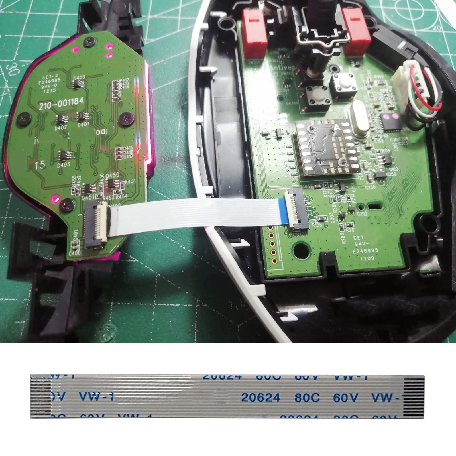 ETAWDE Flexible Cable Wire PVC for G600 Game Connection and Ergonomic Use