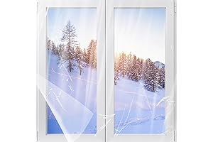 Clear Plastic Window Covering for Winter - 62" x 236" | Ultimate Winterization Solution