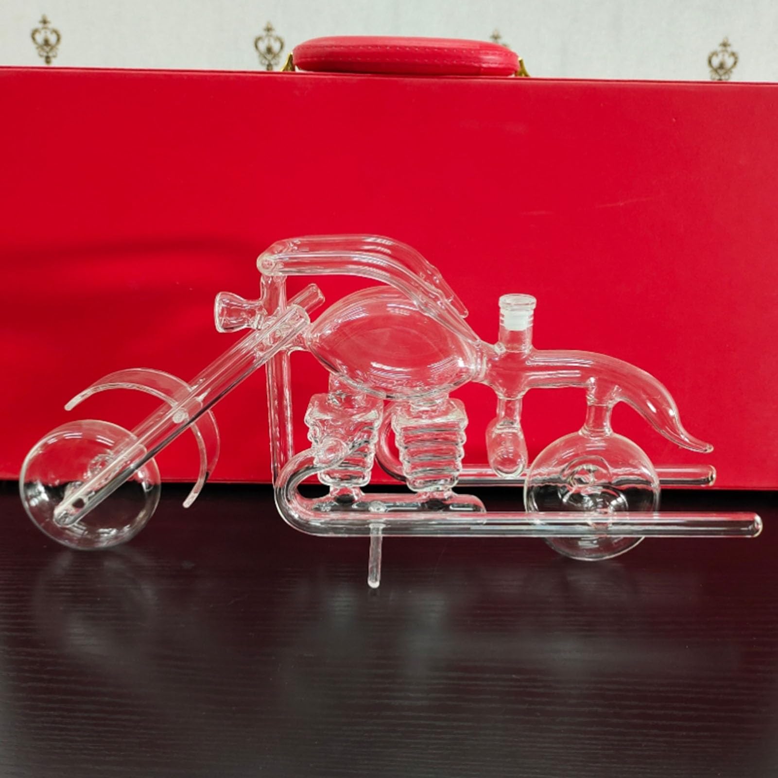 Carafe à Vin En Forme De Moto - Aérateur Intégré, Décoration Bureau Vintage, Cadeau Pour Amateurs De Moto