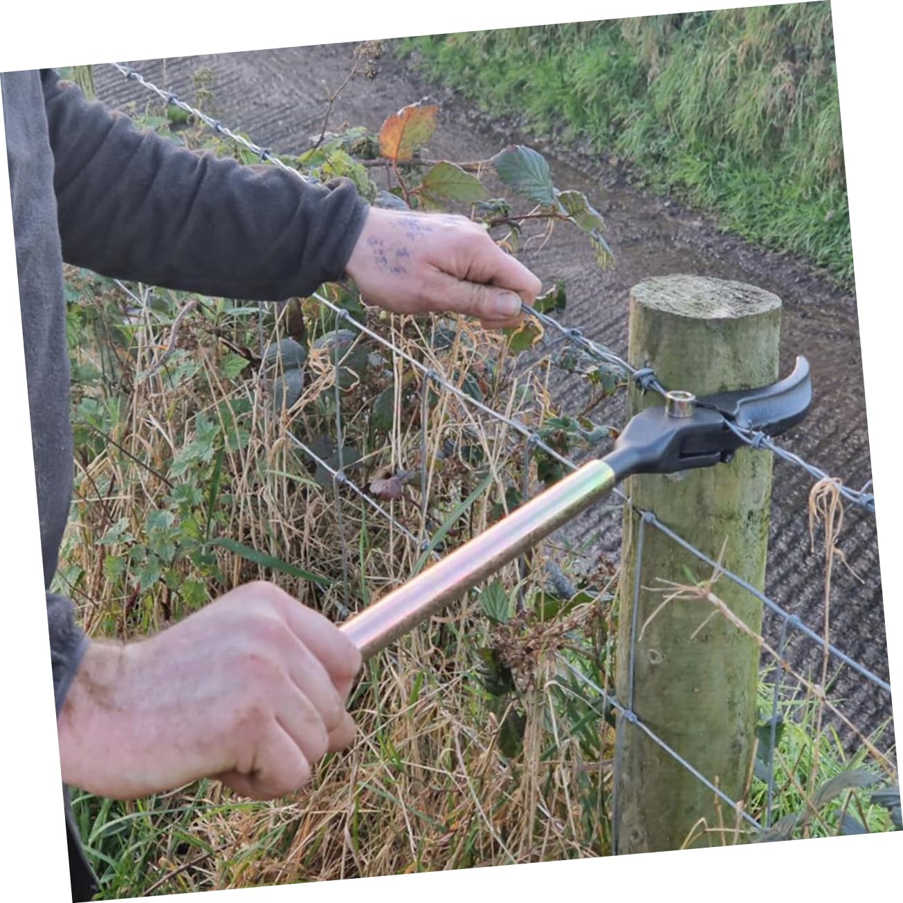 BESPORTBLE 1pc Barbed Wire Fence Tensioner Fence Wire Stretcher Portable Tool Versatile Choice for Agricultural Fencing