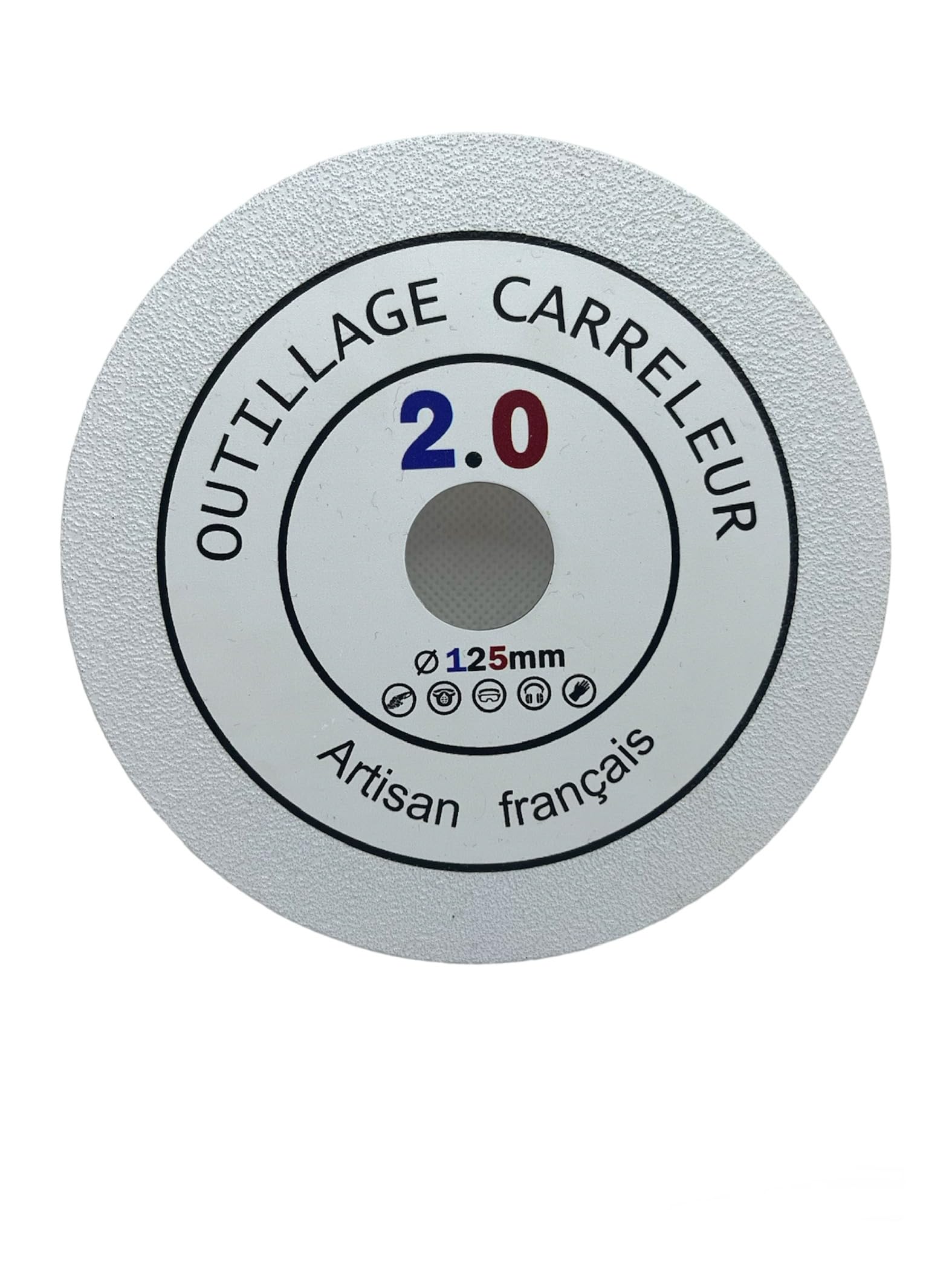 Disque Diamant 125mm Glass - Coupe Carrelage, Marbre, Céramique - Épaisseur 1.2mm, Refroidissement Perforé