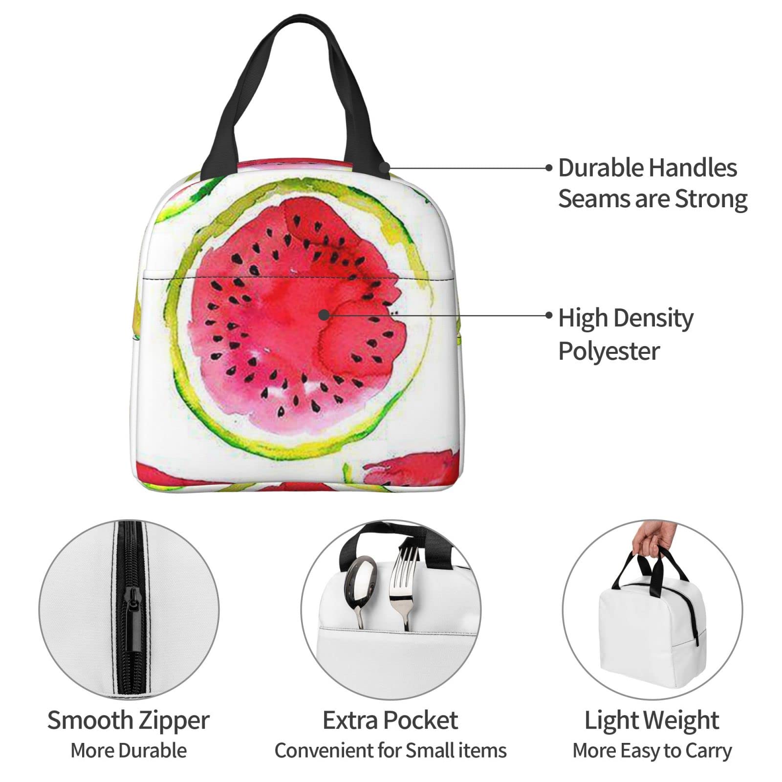 Amazon｜夏のフルーツスイカ ランチバッグ ランチトートバッグ お弁当