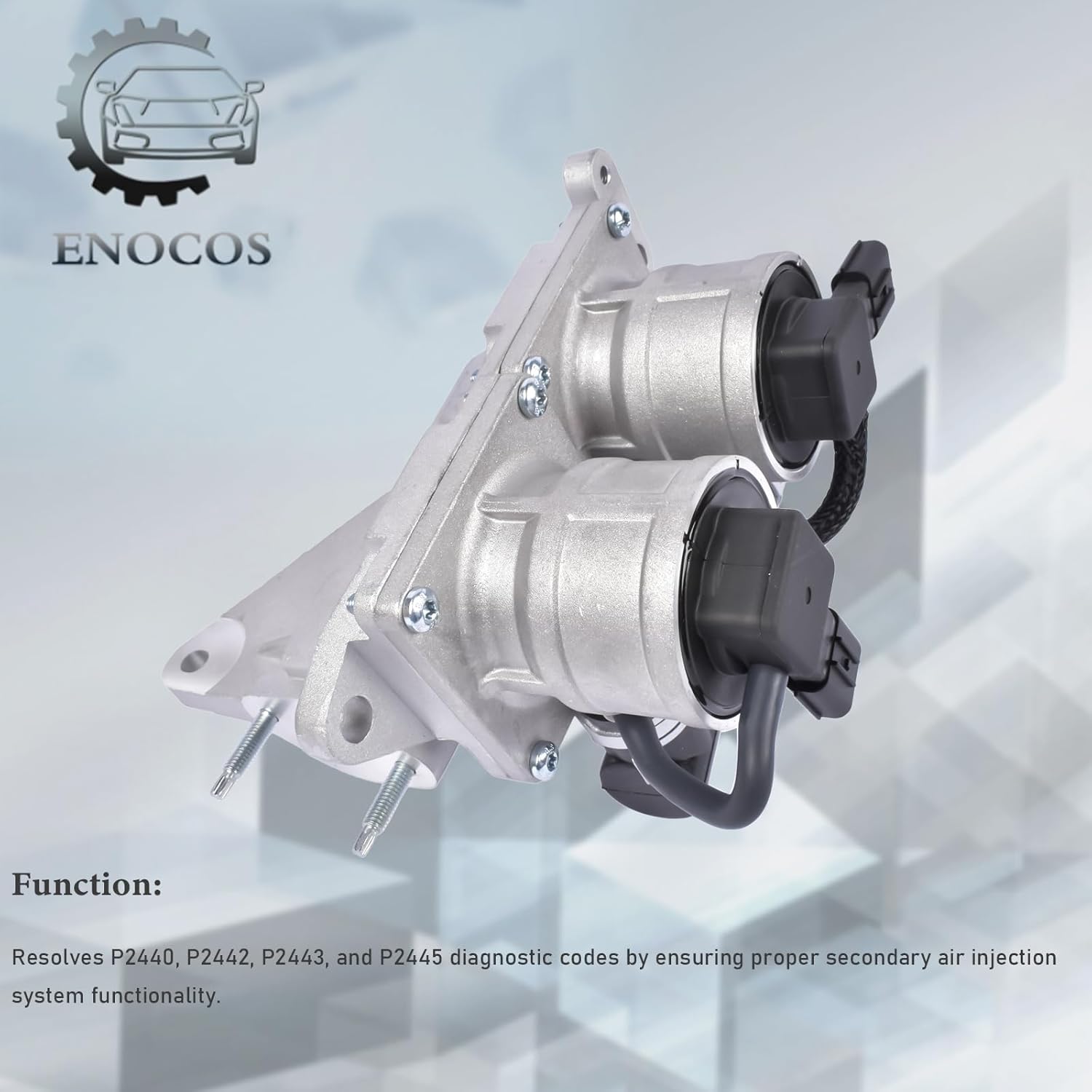 25710-31022 Secondary Air Injection Check Valve Compatible with 2012 2013 2014 2015 T'oyota Tacoma 4.0L V6 1GR-FE, Replace# 25710-31020 17613-0P010