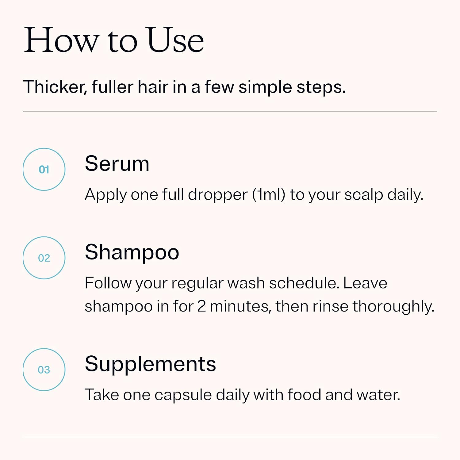 Men's Hair Growth Kit for Thinning Hair, 3-Step System | Hair growth shampoo for men + scalp serum + biotin & saw palmetto supplement; clinically proven, dermatologist-formulated