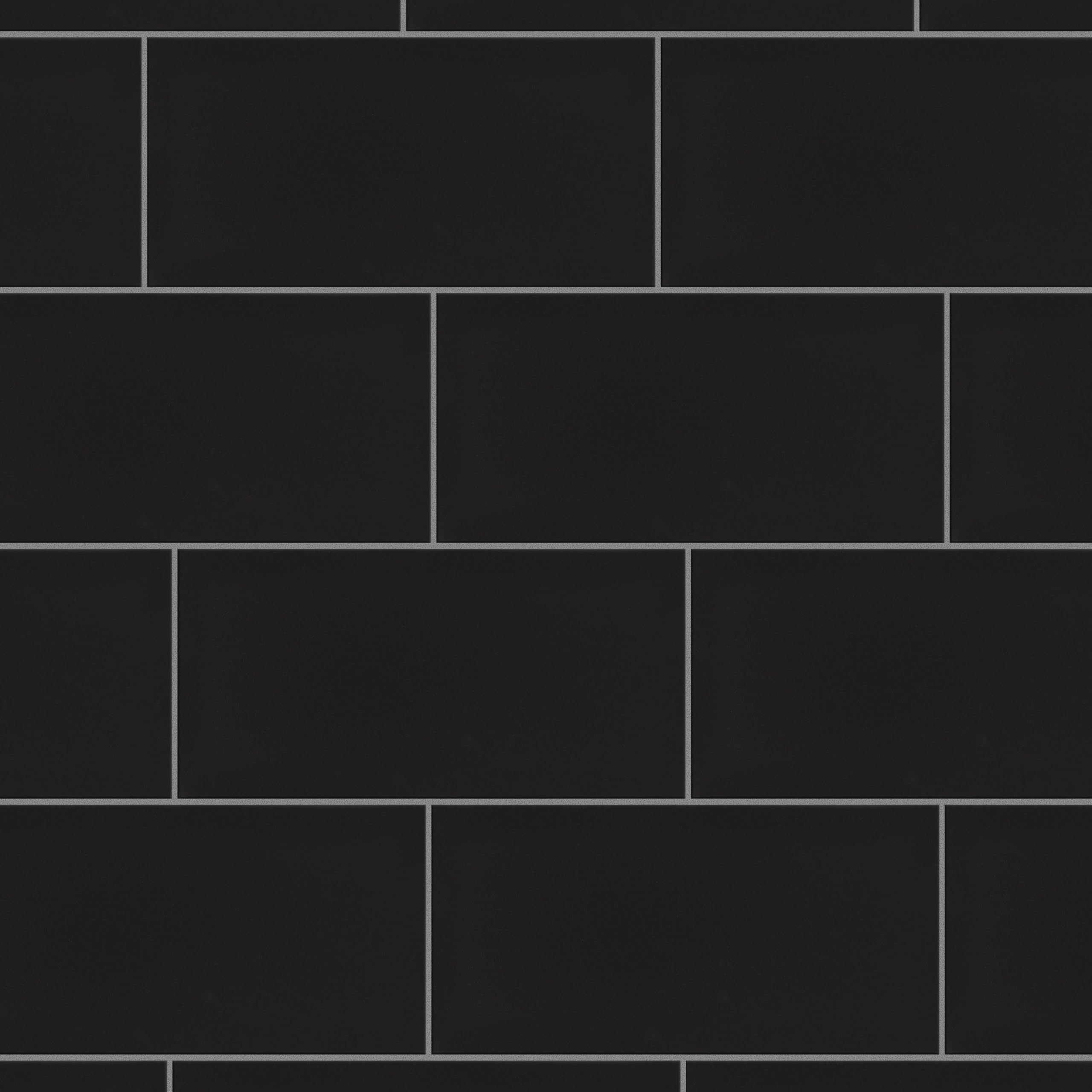 Merola Tile Crown Heights Matte Black 3" x 6" Ceramic Wall Tile