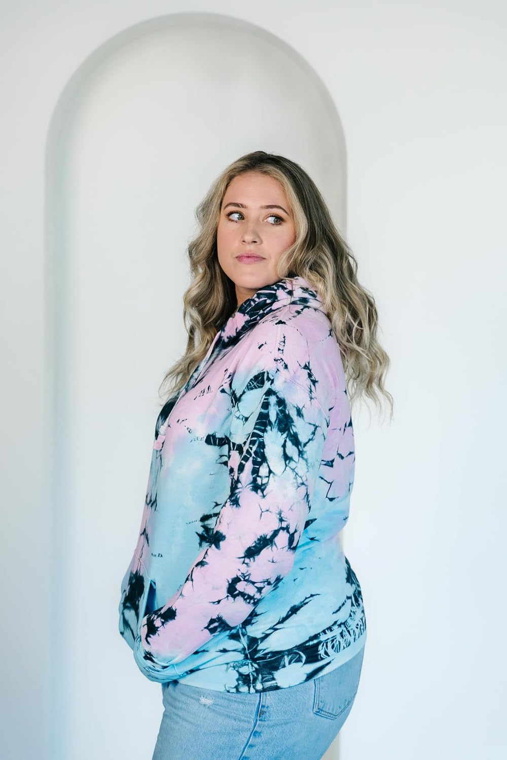 Colortone Tie Dye Pullover Hoodies for Women and Men - Classic Fit Sweatshirts