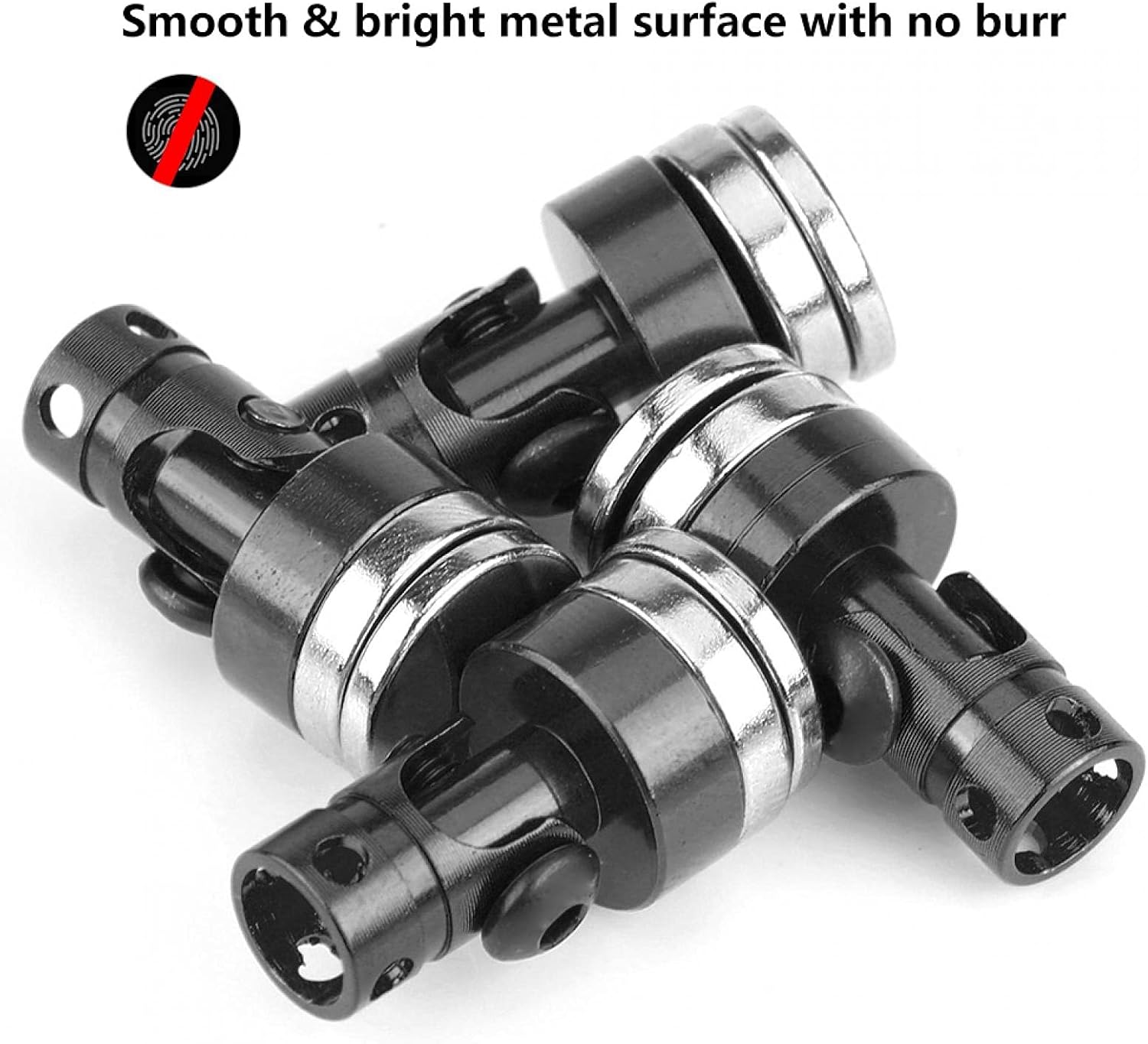 4pcs Aluminum Body Post Mount,Body Post Mount,Magnetic Invisible Body Post Mount,for for SCX10 4WD 1:10 RC Car (Black), Body Post Mount,4pcs Aluminum Body Post Mount,MagnBody Post Mount Invis image 2