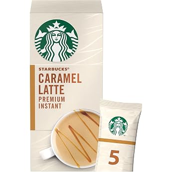 Starbucks Caramel Latte Coffee Blend Pack of 5 x 6
