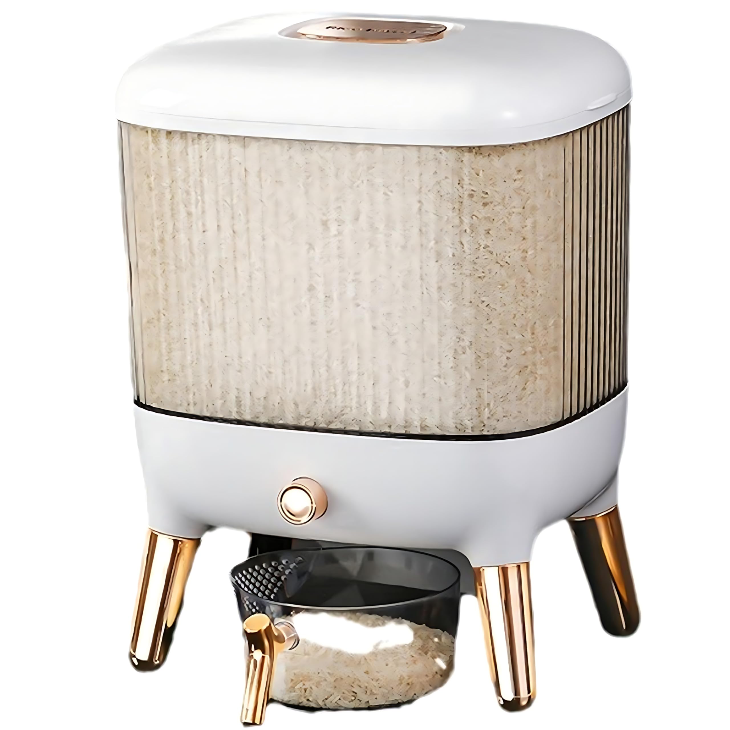 Distributeur de riz pour un garde-manger propre et bien rangé