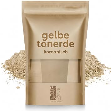 Essenciales Korean Face Mask Clay Mask Yellow for Skin Care Face Body Exfoliating Anti Pimple Blackhead Remover Cleans - Clay Korean Face Mask Skincare Korea 100% Vegan Pure Natural