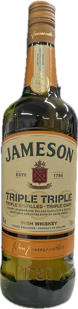 ウイスキー JAMESON TRIPLE TRIPLE 1000ml 楽天市場】ジェムソン トリプルトリプル 40％ 1000ml ウイスキー