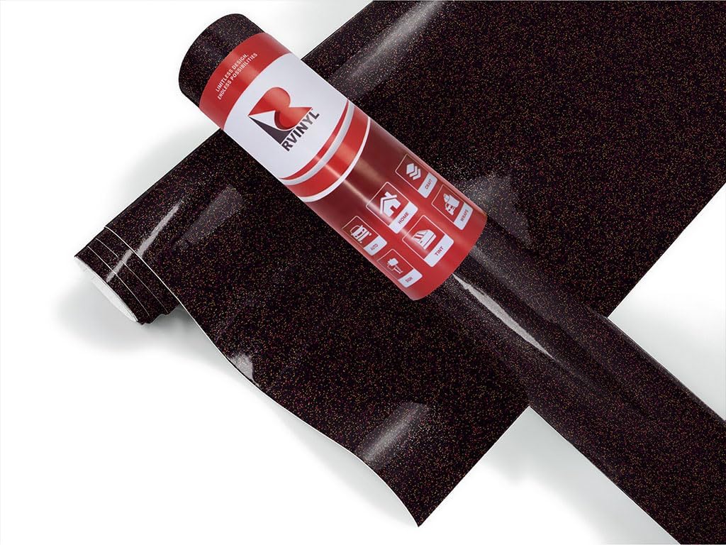 3M 2080 Series GP282 Gloss Ember Black - 5ft x 1ft - 5sq ft - Dual Cast Thick Vinyl Car Wrapping Film - Air Release Vehicle Sheet Roll