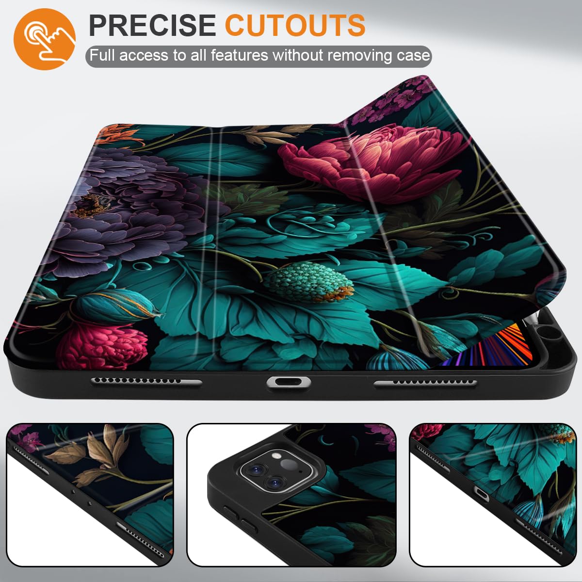 Amazon.co.jp: Yebiseven M2/M1 iPad Pro 12.9インチ用ケース 第6/5/4