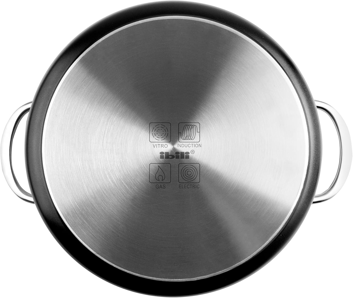 IBILI Quarzo Forged Aluminium Saucepan with Glass Lid and Stainless Steel Handles, 20 cm, 2.3 L, Non-Stick Coating, Suitable for Induction Cookers