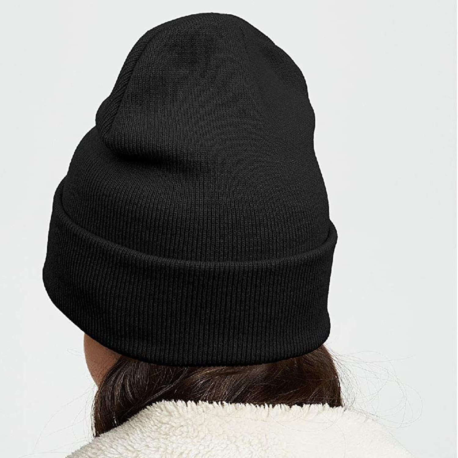 HQWHBU Slouchy Knit Beanie Hat Winter Hats Skull Cap for Men Women - Image 6