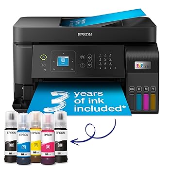 Epson EcoTank ET-4810 A4 Multifunction Wi-Fi Ink Tank Printer, Black