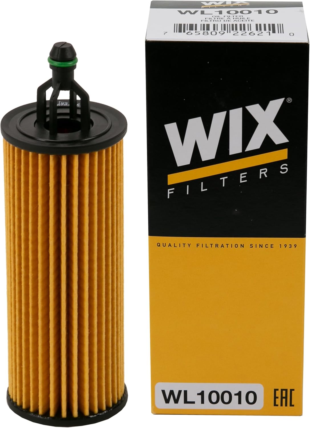 WIX WL10010 Premium Oil Filter for Chrysler Dodge Jeep Ram 2014-2019 - Synthetic High Mileage Compatible Superior Protection