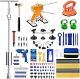 135pcs Dent Puller Kit, Paintless Dent Removal Kit for Dent Repair, Car Dent Repair Kit with T-Bar, Bridge Puller, Golden Lifter, Car Dent Remover for Car Refrigerator Door Ding Repair
