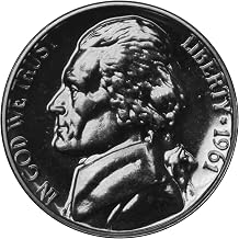 1961 P Gem Proof Jefferson Nickel US Coin