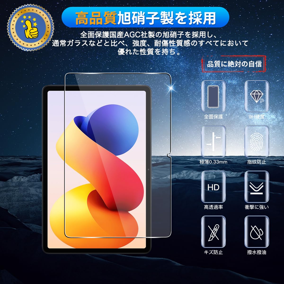 美品】Redmi Pad 2 Pro 付属品完備 ガラスフィルム・ケース付き Amazon