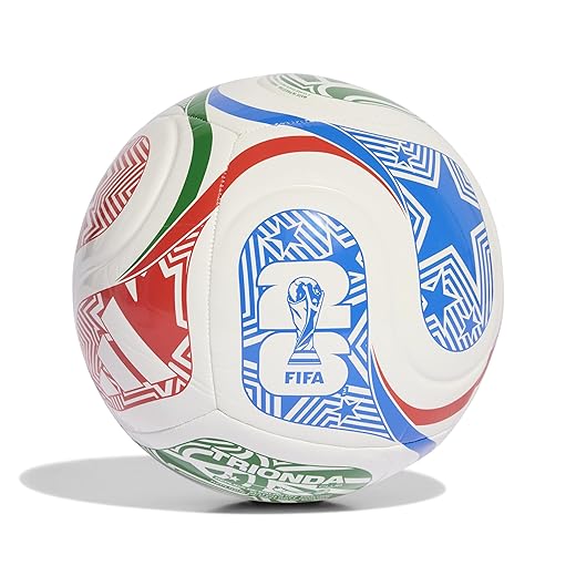 Bola Adidas Trionda Club Copa do Mundo 26 Branco - Único - 5 - Branco