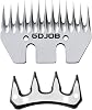 13 Teeth Straight Replacement Blades for Sheep Shears, Professional Stainless Steel Sheep Shearing Clipper Blades for Sheep Alpacas Goats