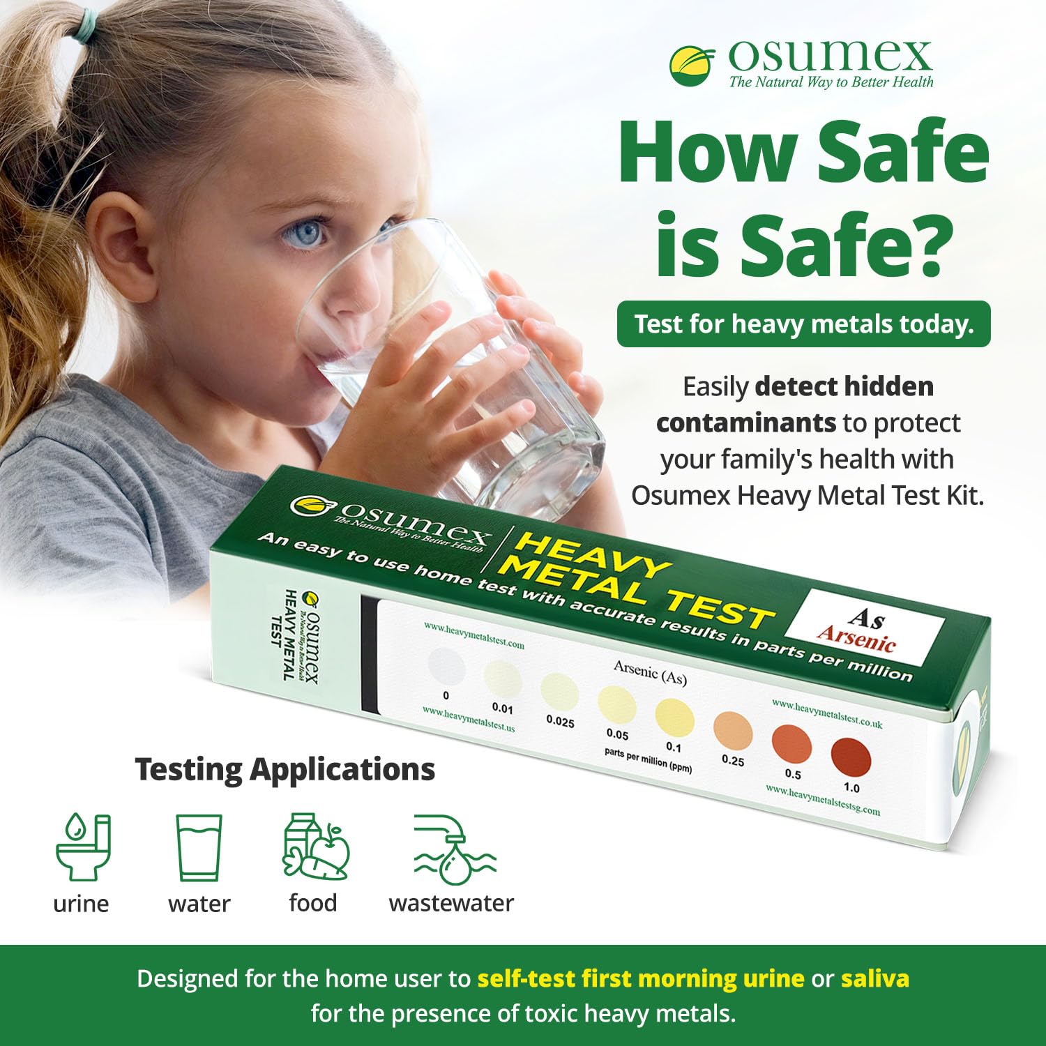 Heavy Metal Arsenic Test Kit for Water 1 Pack - Water Testing Kits for Drinking Water Food Urine Arsenic Water Test Kit Heavy Metal Testing Kit Metal Testing Kit for Safe Water Quality product thumbnail 3