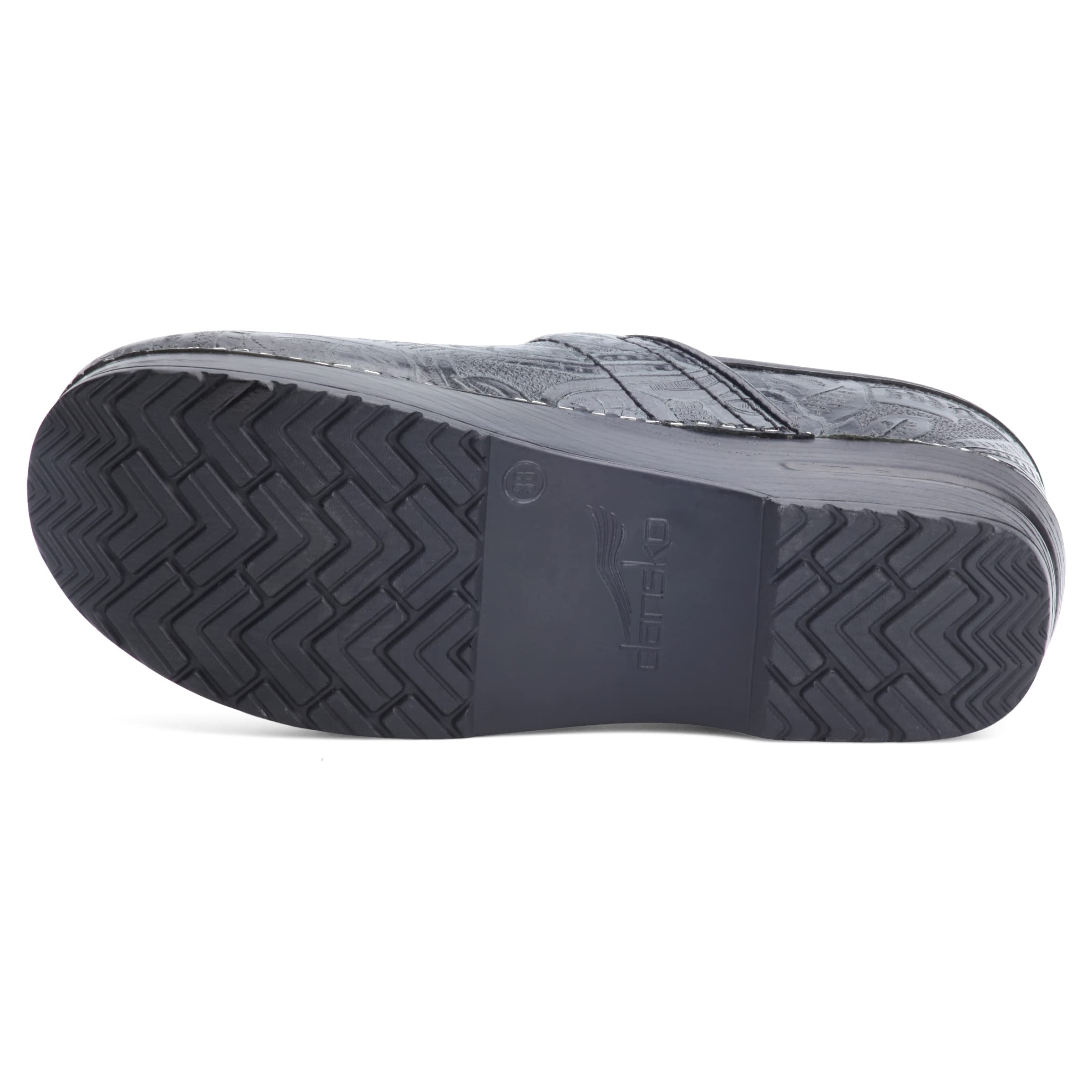 Dansko Zuecos profesionales sin cordones para mujer, suela basculante y soporte de arco para mayor comodidad, ideales para profesionales de larga duración, enfermería, veterinarios, servicio de