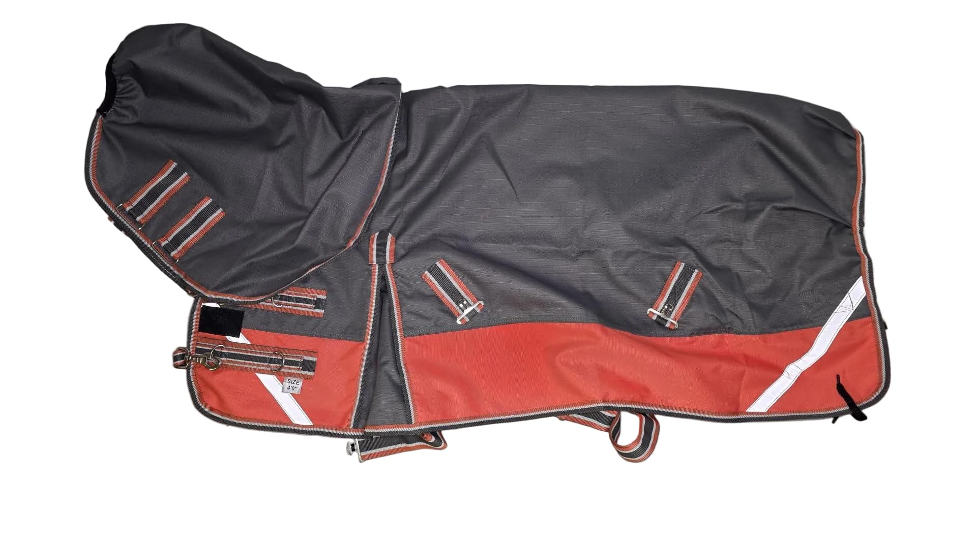 1200D Waterproof Horse Rainsheet Turnout Rug with Removable Neck (3'9'')
