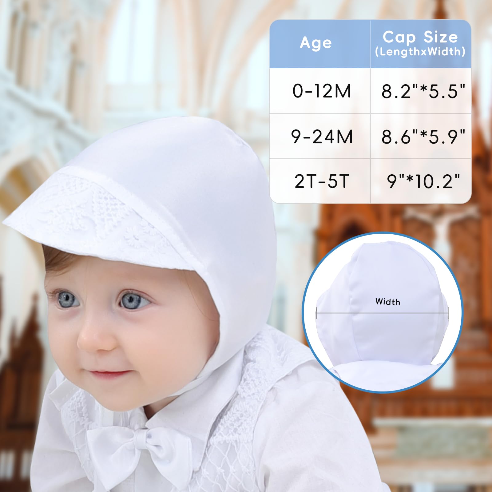 Booulfi Taufanzug Junge Baby Taufkleid Taufanzug Junge Anzug Baby Jungen Bekleidungsset Gentleman Set mit weißen Hemden Weste Hosen Schuhe Kappe, Taufe Geschenk