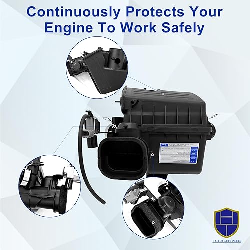 Miniatura 6 de Caja de filtro de filtro de aire del motor, carcasa para Toyota Avalon 2005-2015 2010 Camry Venza Lexus Es350 V6 Reemplazo para 17700-Ad016