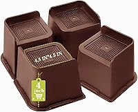 Vista 53 de Elevadores de cama de 2 pulgadas, 3 pulgadas, 4 pulgadas, 6 pulgadas, 8 pulgadas, resistente, elevador de muebles de gran tamaño para sofá, mesa