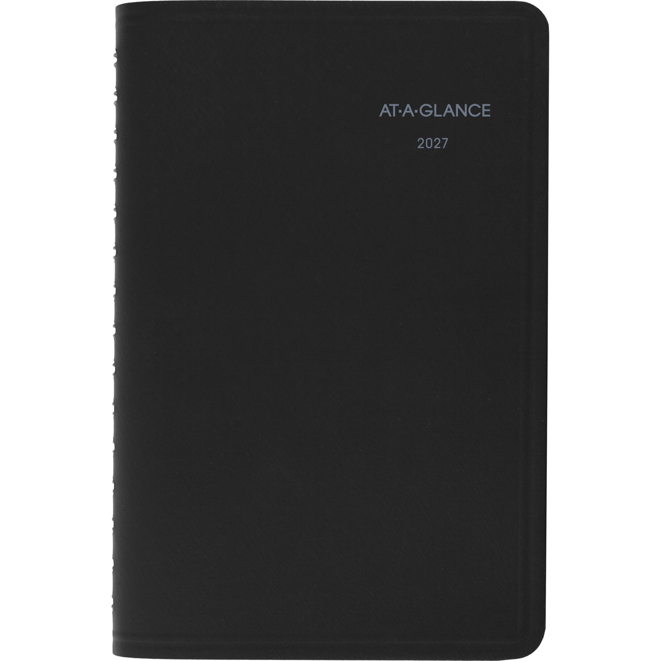 AT-A-GLANCE Terminkalender 2027, Tages- und Monatsplaner, 12,7 x 20,3 cm, QuickNotes, Schwarz (76040527)
