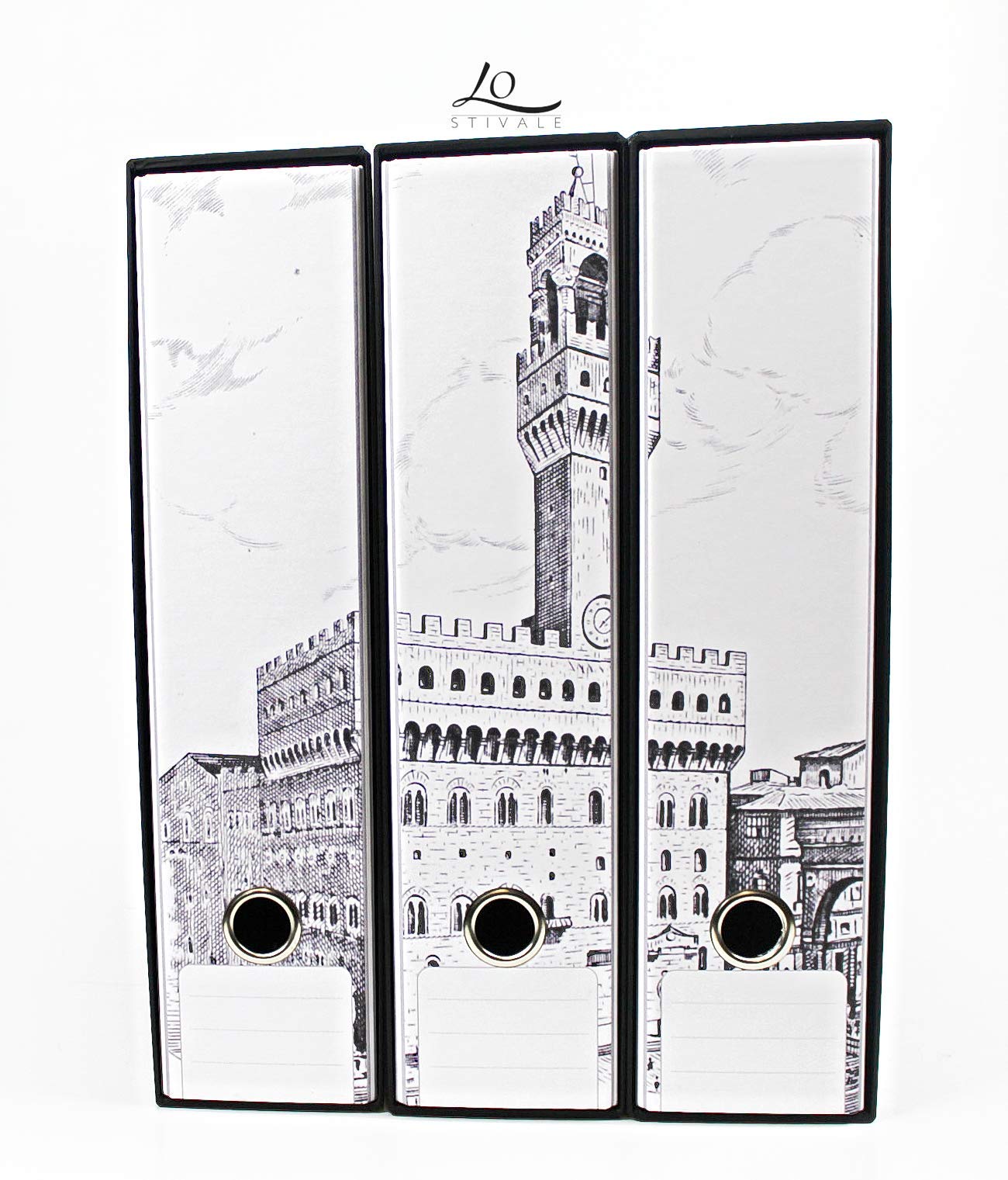 1000106 SET 3 RACCOGLITORI AD ANELLI FIRENZE DORSO 8 MECCANISMO A LEVA