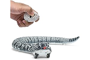 Top Race Remote Control Rattle Snake: The Lifelike Robot Snake Toy That Crawls and Slithers!