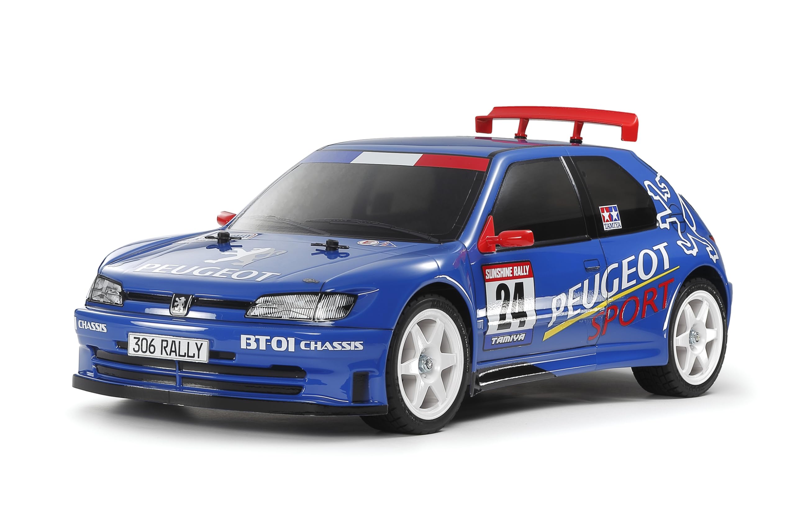 Tamiya 47513 1:10 RC Peugeot 306 Maxi Lack. BT-01 - ferngesteuertes Auto, Fahrzeug, Modellbau, Zusammenbauen, Hobby, RC Bausatz, vorlackiert
