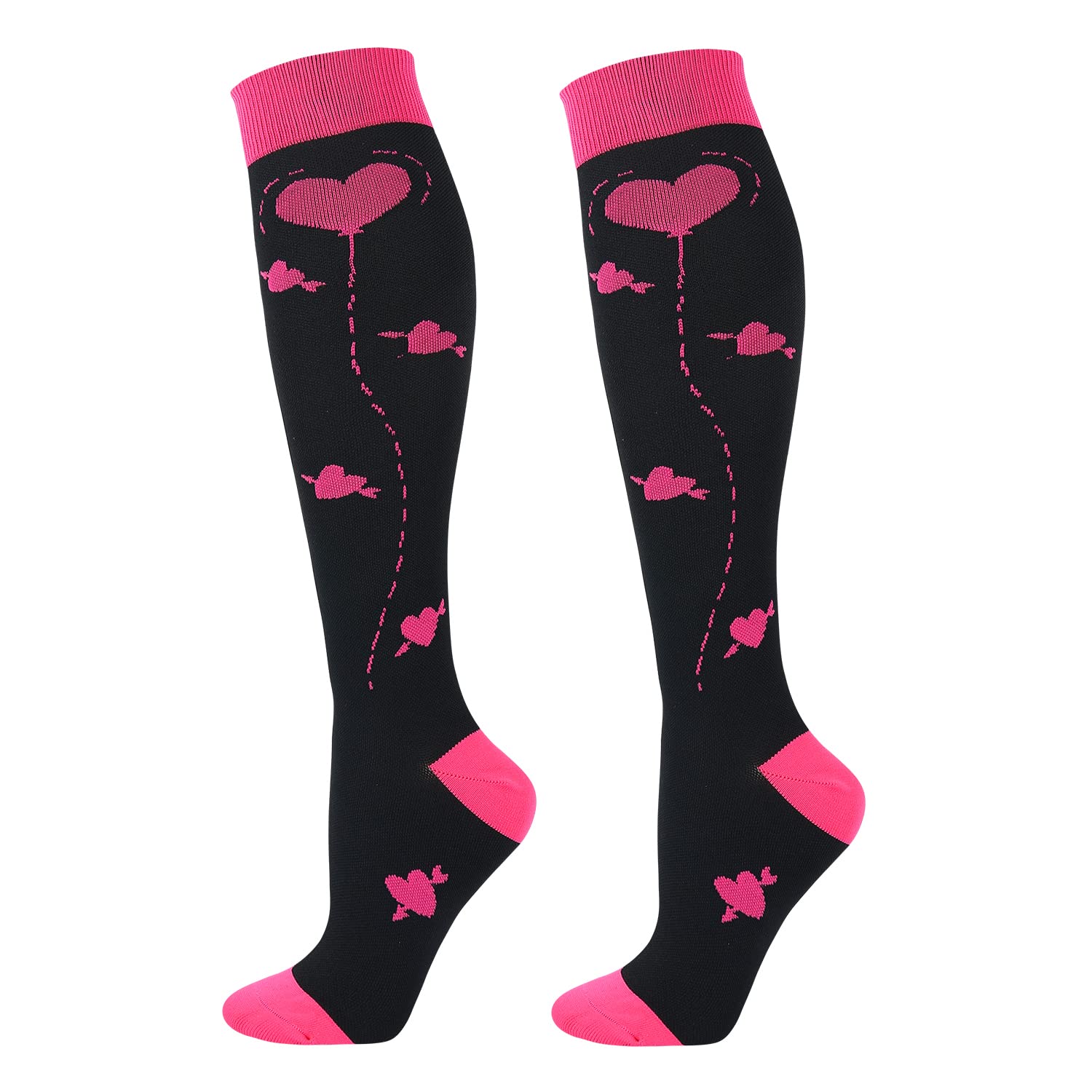 Junely Compression Socks for Women Knee High Socks Funny
