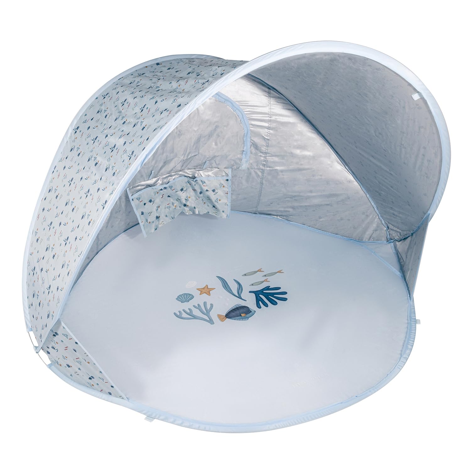 Little Dutch Ocean Dreams namiot Pop-Up 122 x 110 x 122 cm niebieski