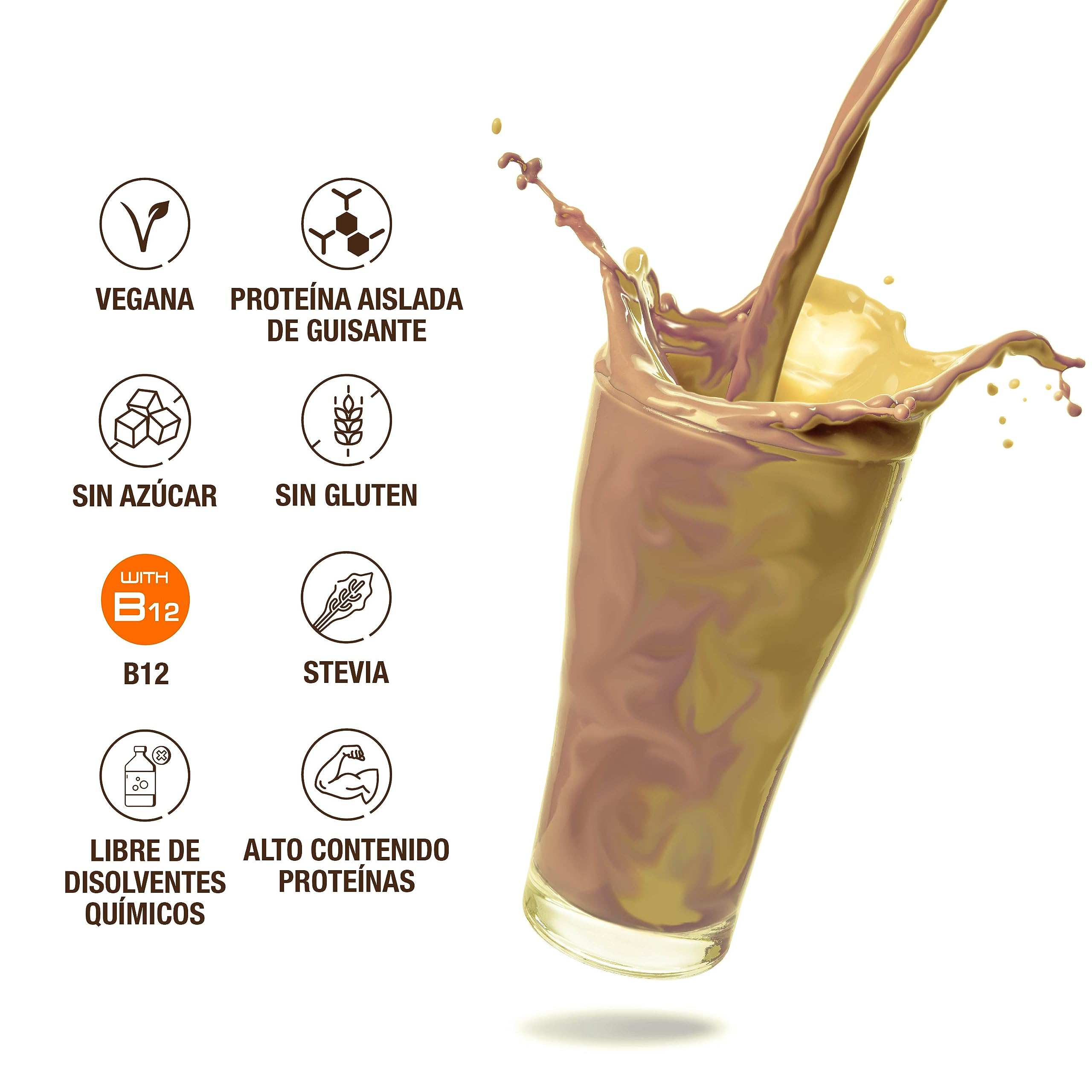 Weider Vegan Protein PACK DUO (2x300g) Sabor Vainilla+Chocolate. Proteína 100% Vegetal Guisantes (Pisane) y Arroz. Con Vitamina B12 y Fibra de Acacia. Sin Gluten, Sin Azúcar. Bote 50% Reciclado.