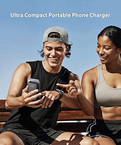 Miniatura 6 de TG90 Paquete de 2 cargadores portátiles de 10000 mAh con enchufe de pared de CA y cables