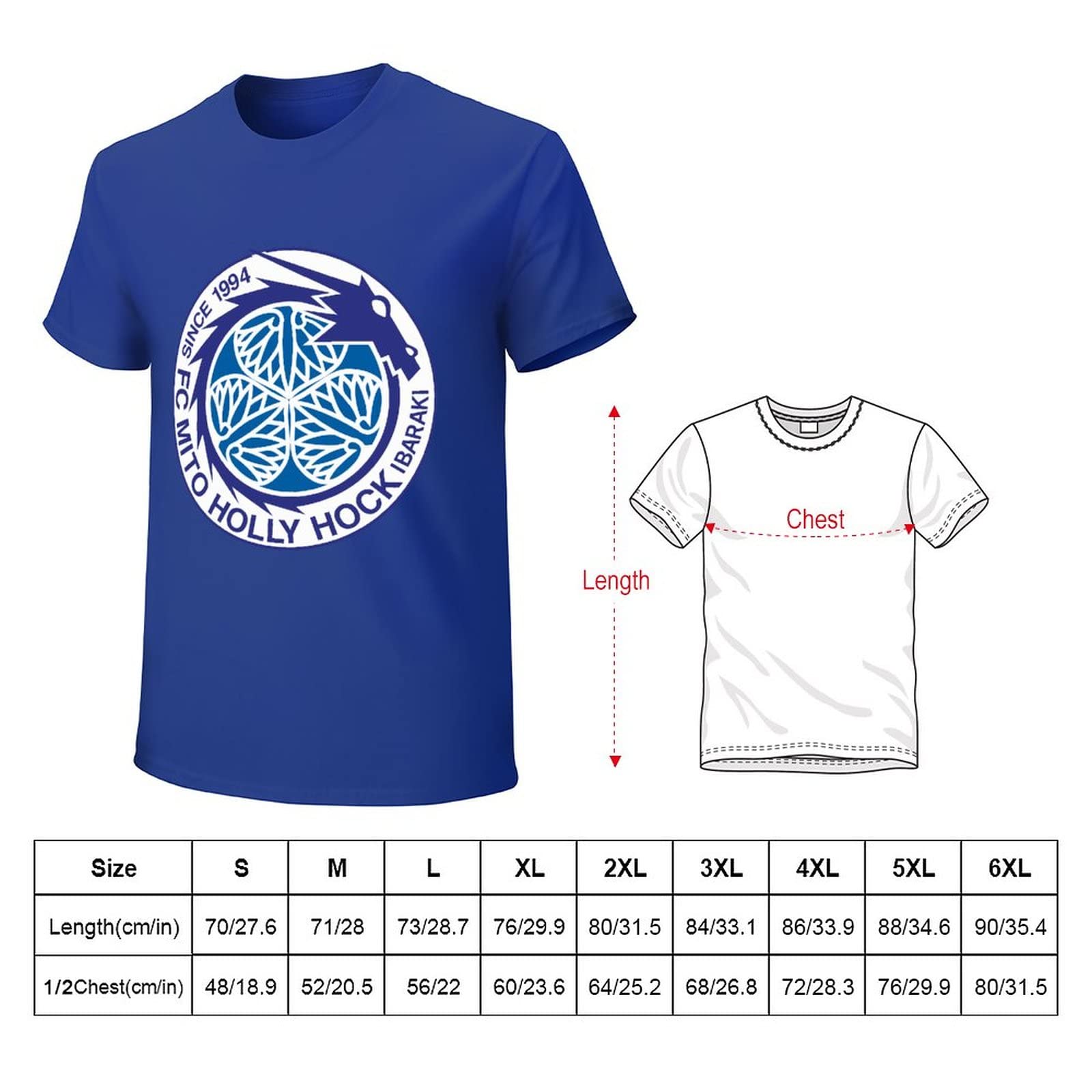 Amazon.co.jp: 水戸ホーリーホック Tシャツ メンズ 半袖 100% 綿