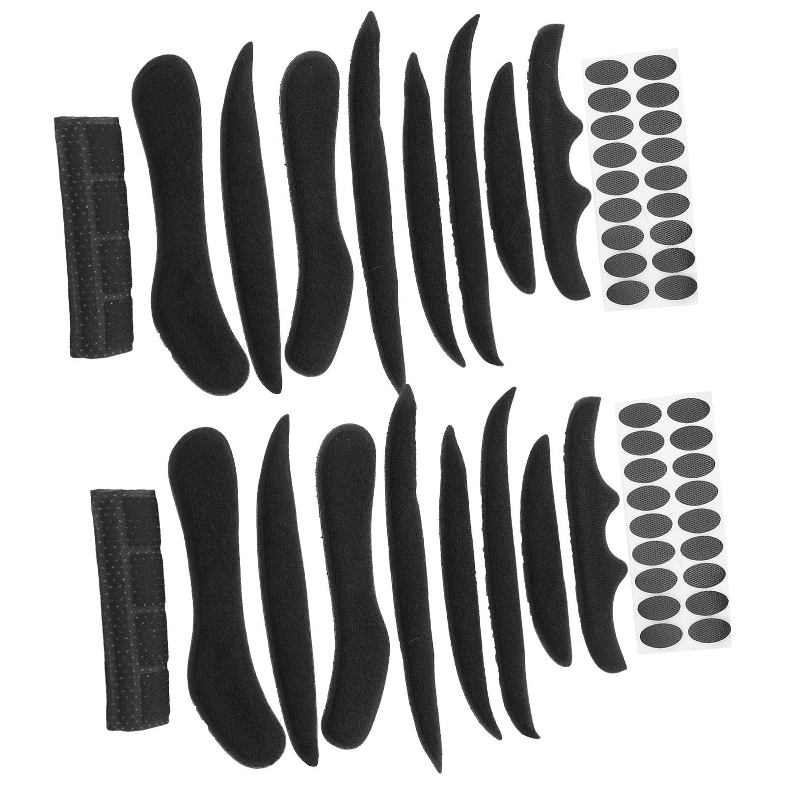 Rete Antimosche Per Casco Bici 2 Pezzi - Fodera In Spugna Per Ciclismo - Foto 2