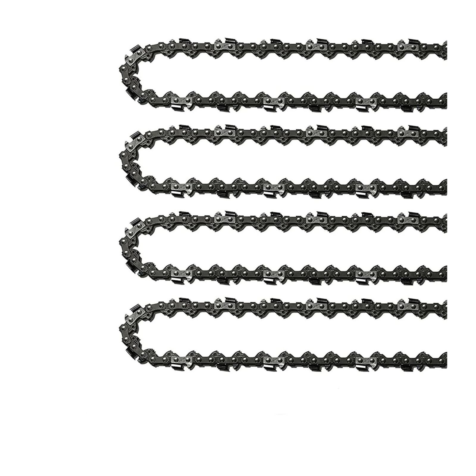 Paquete de 4 cadenas de motosierra de 18 pulgadas, 68 eslabones de transmisión de 0.3 pulgadas, paso de 0.63 pulgadas, calibre de 0.63 pulgadas, apto para Stihl 025 MS250 MS251 (calibre anterior a