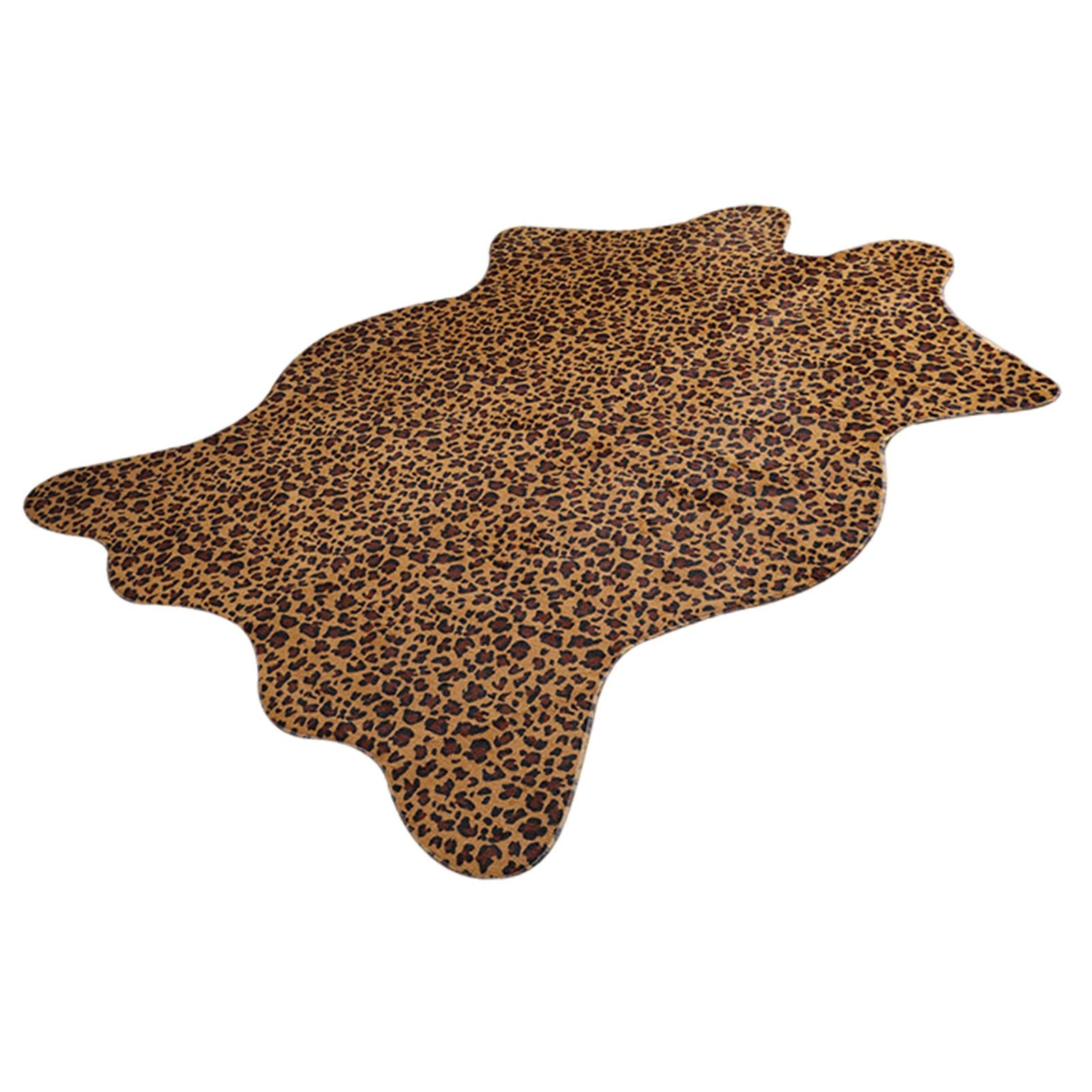 Leopard Area Rug Irregular Floor Mat Anti Skid for Bedroom Dorm Entryway | Home & Garden | Rugs & Carpets | Area Rugs-image-37