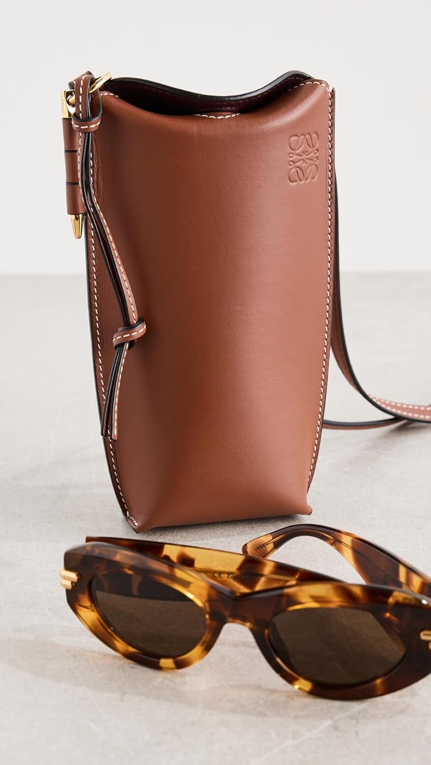 Loewe Women's Pre-Loved L Brown Calfskin Gate Pocket Bag - Image 3