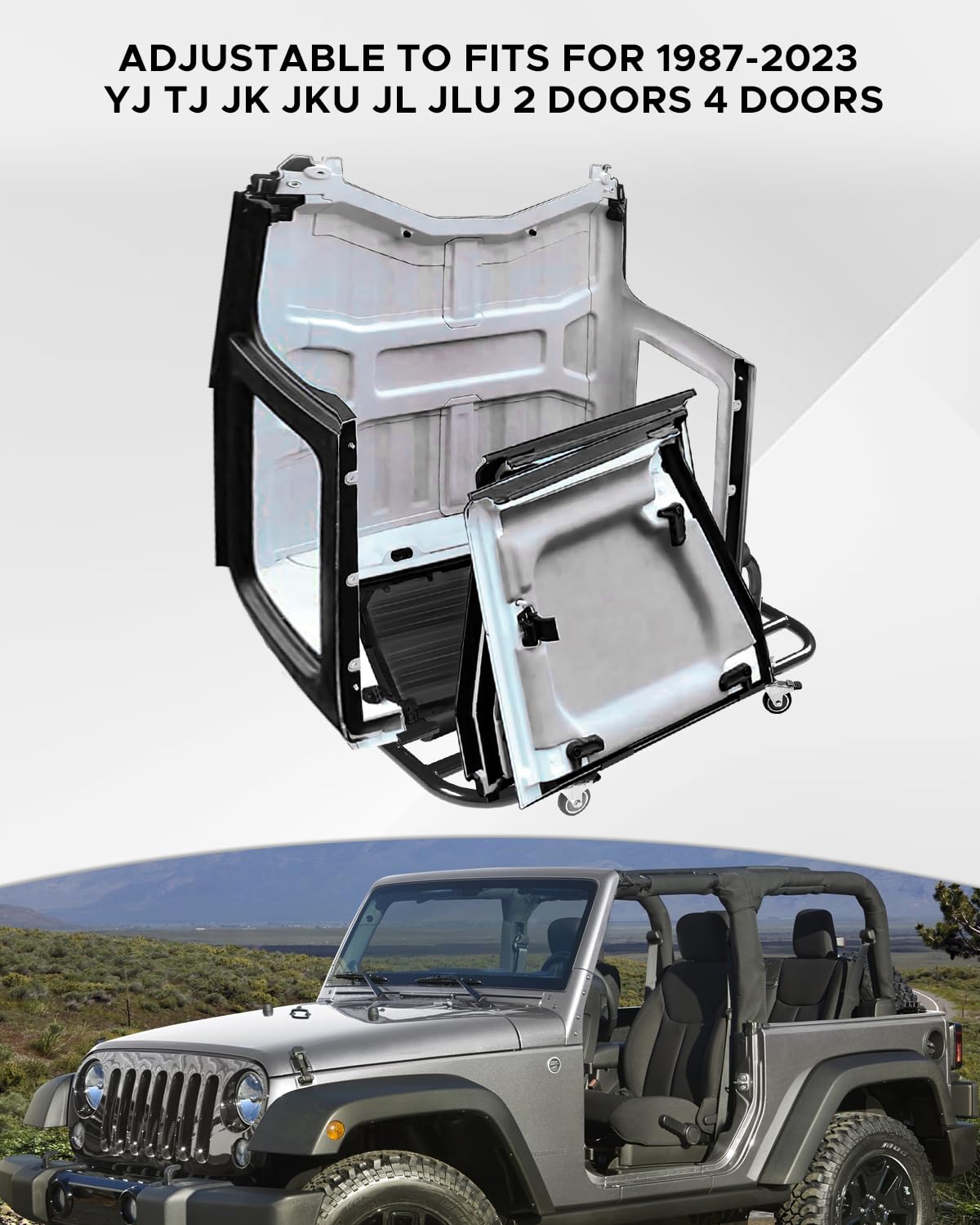 Amazon.co.jp: Partree ハードトップストレージカート Jeep Wrangler 